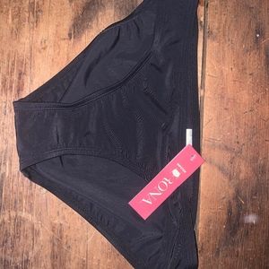 black bathing suit bottoms